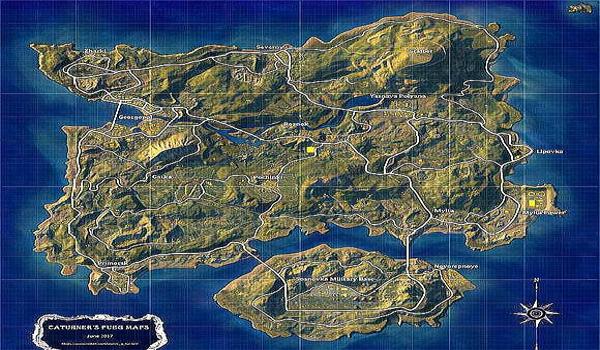 pubg怎么打开地图